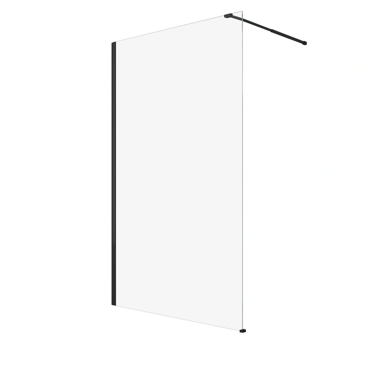 Aquatec Screen Black 1200x2000x8mm + Stabilizer