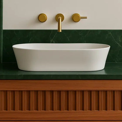 DADOquartz Dado Janet Basin Gloss White 570x360mm