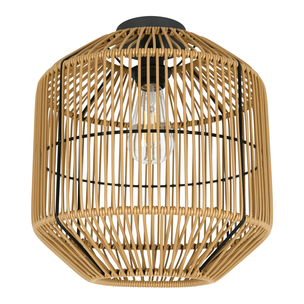 Sable Rattan Ceiling Light