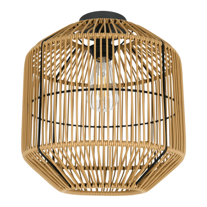 Sable Rattan Ceiling Light