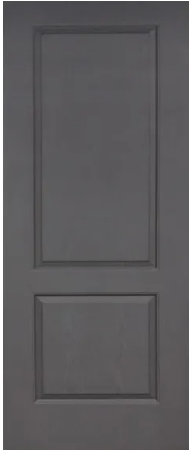 Interior Door Hollow Core Deep Mould 2 Panel Grey w813 x h2032mm