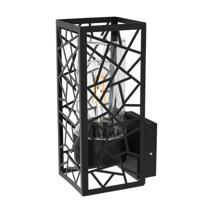 Silas Black Outdoor Wall Light