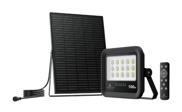 Hydra 100W Solar LED Floodlight with Motion Sensor - Gen2