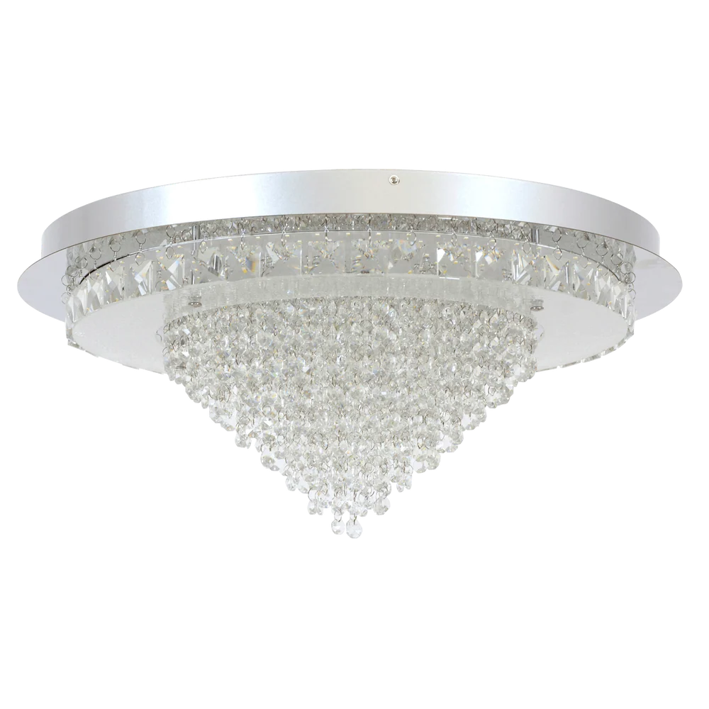 Star Chrome 60W Cool White LED Ceiling Light