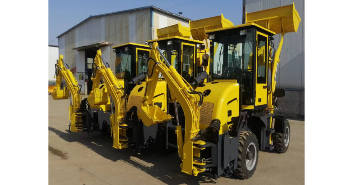 TLB Tractor Loader Backhoe ZL0812 4x4 Articulated