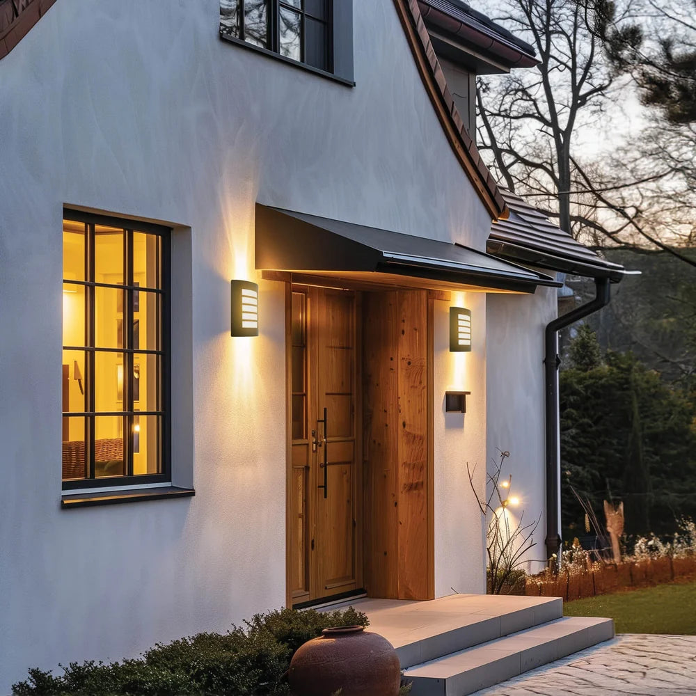 Todd Sanded Black Outdoor Wall Light