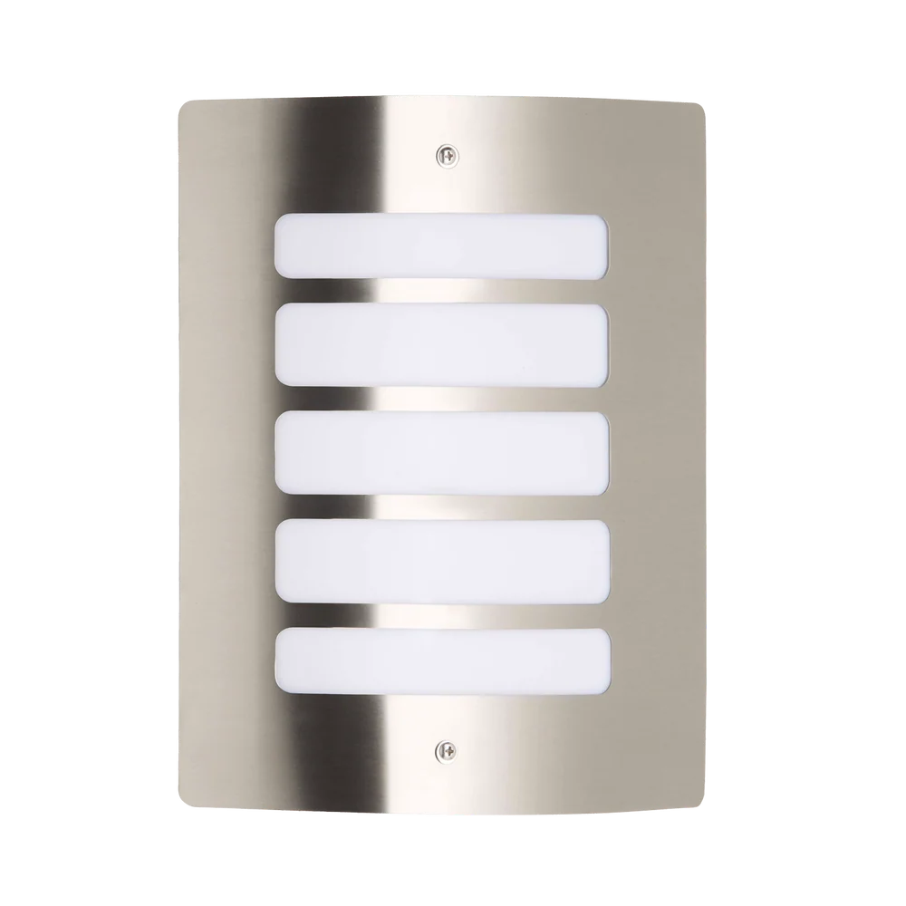 Todd Satin Nickel Outdoor Wall Light