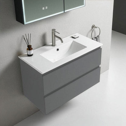 Vanity Metro 750 Grey (765 x 470 x 496mm) (NEW)