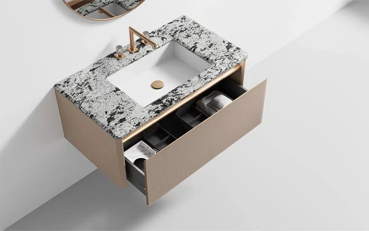 Mosaico Vero Vogue Cream Brown Vanity 1100x416x560mm