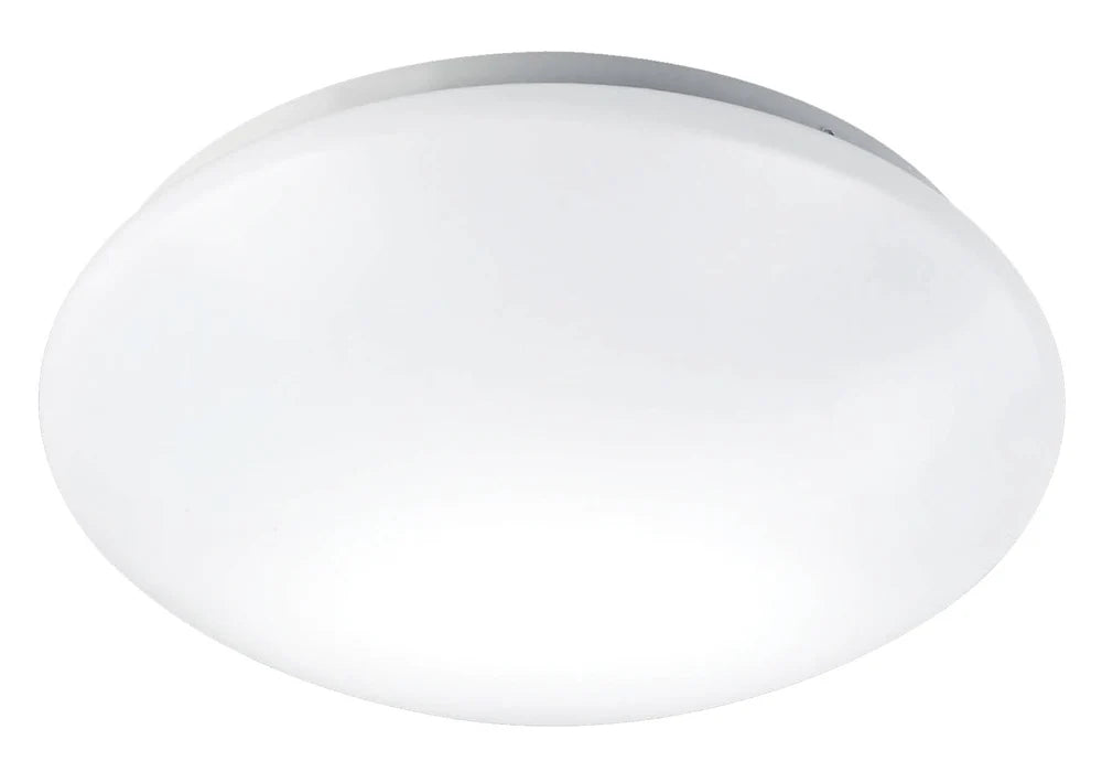 White 12W PVC LED Ceiling Light with Emergency Back Up