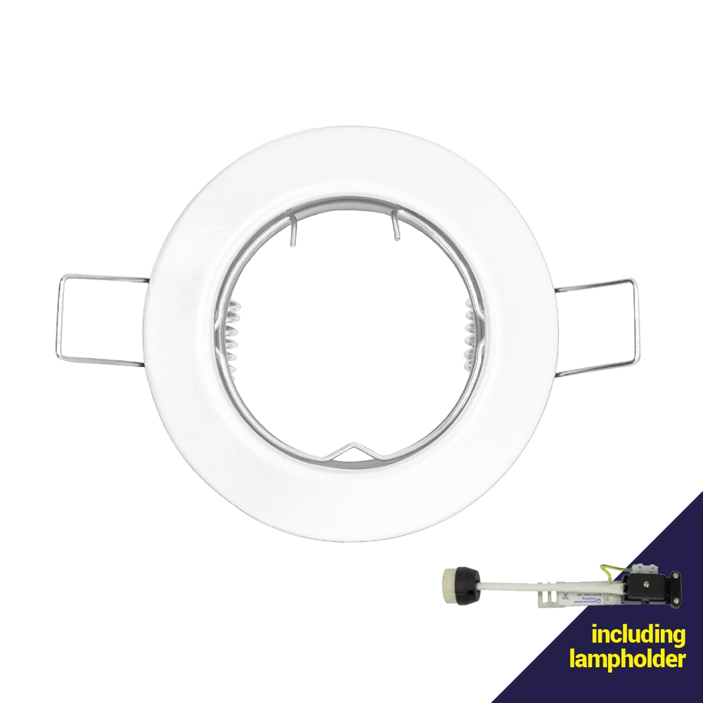 White Fixed 220V Downlight with 63mm Cut Out