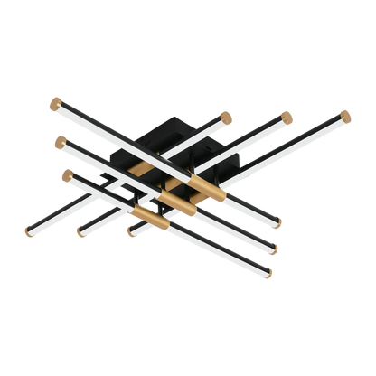 Xavier Black and Gold 60W CCT LED Ceiling Light