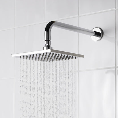 Aquaflo Aflo Chrome Shower Head Brs 250mm Square