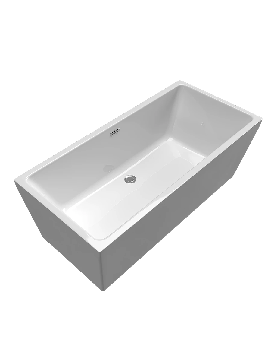 Betta Baths Trilogy White Acrylic Freestanding Bath 1682 x 782 x 603mm