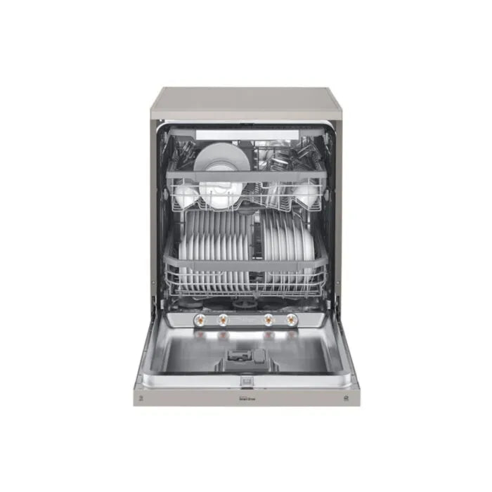 LG 14Pl Platinum Silver QuadWash™ Steam Dishwasher - DFB425FP