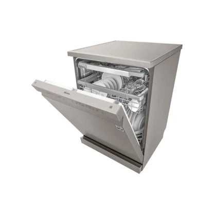 LG 14Pl Platinum Silver QuadWash™ Steam Dishwasher - DFB425FP