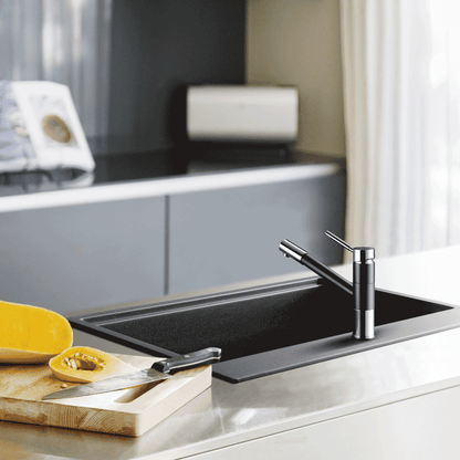 Flavio Bella D-in 720x495 Blk + Colander+c/board