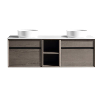 Sofia Highveld Oak Vanity 1500+slab/shelf Excl (tbd)