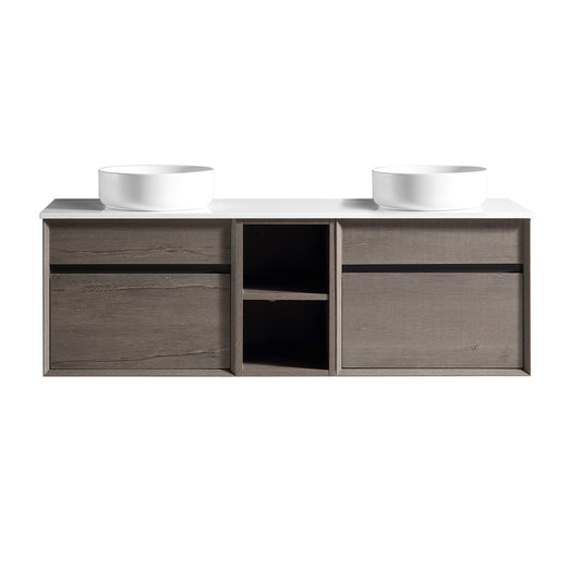 Sofia Highveld Oak Vanity 1500+slab/shelf Excl (tbd)