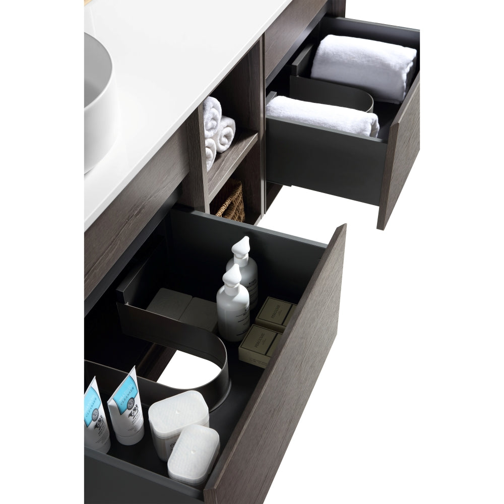 Sofia Highveld Oak Vanity 1500+slab/shelf Excl (tbd)