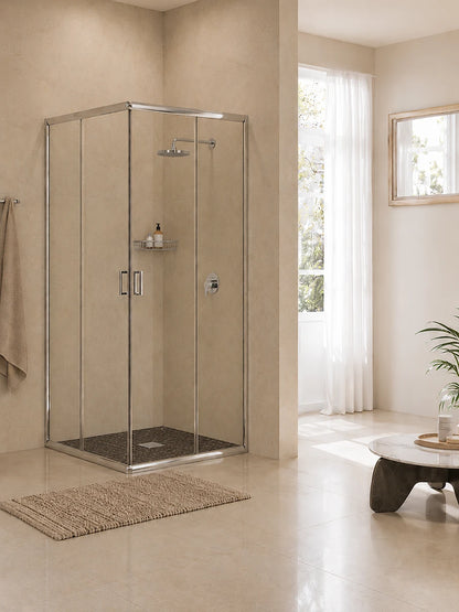 Mercanti Corner Entry Shower Enclosure 885 x 885 x 2000mm
