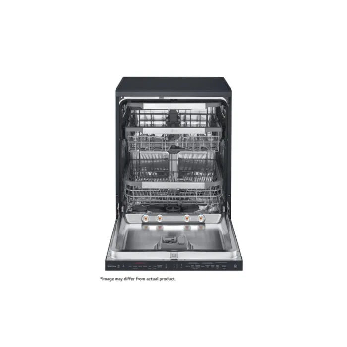 LG 14Pl Matte Black QuadWash Steam Dishwasher - DFB325HM