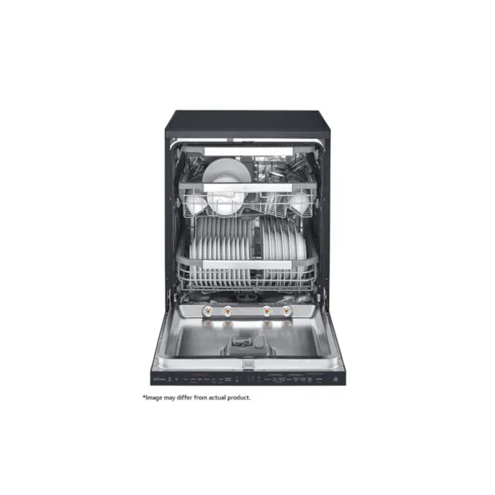 LG 14Pl Matte Black QuadWash Steam Dishwasher - DFB325HM