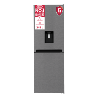 Defy 247L Metallic Combi Fridge/Freezer - DAC449