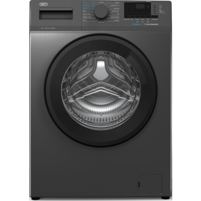Defy 7kg Manhatten Grey Front Loader Washing Machine - DAW394
