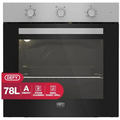 Defy 60cm Slimline Inox Eye-Level Oven - DBO484E