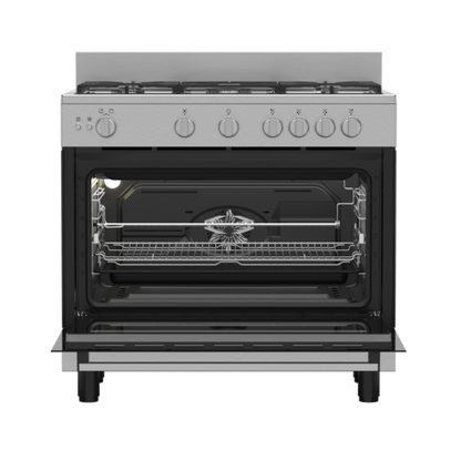Defy 90cm Inox Full Gas Stove - DGS90G