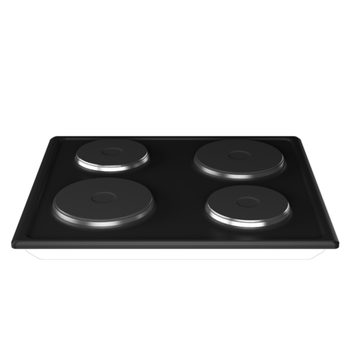 Defy 60cm Black Solid Electric Hob - DHD332