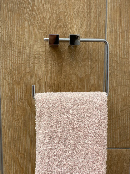 Alpha Chrome Hand Towel Ring