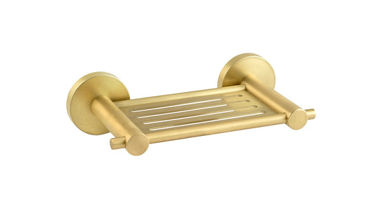Finesse Matt Gold Slatted Soap Holder