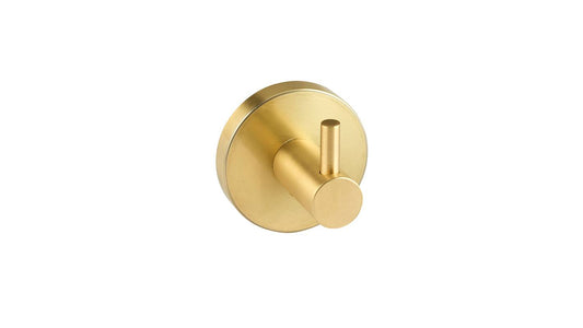 Finesse Matt Gold Single Robe Hook
