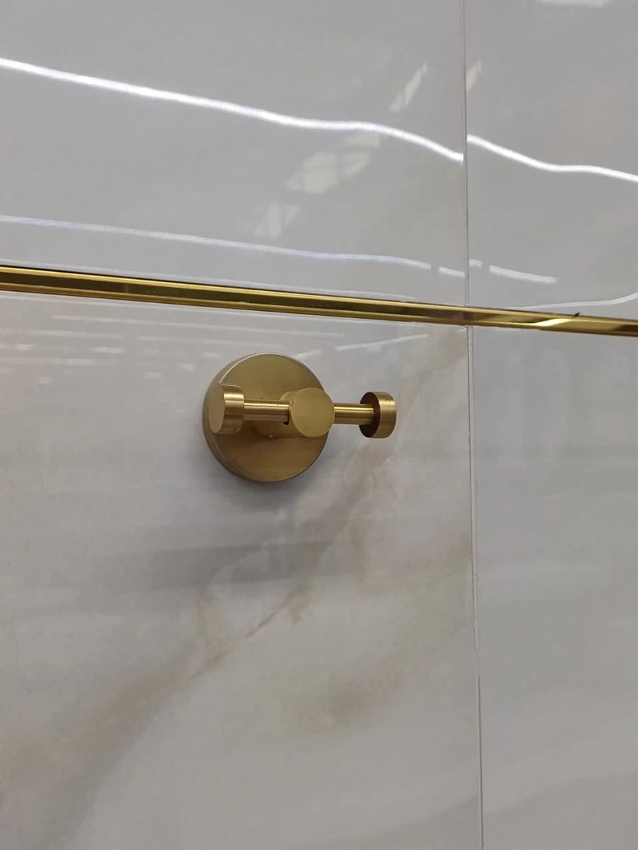Finesse Matt Gold Double Robe Hook