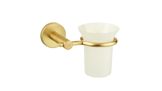 Finesse Matt Gold Toothbrush Holder