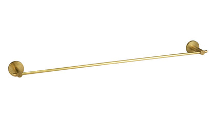 Finesse Matt Gold Single Towel Rail 750mm