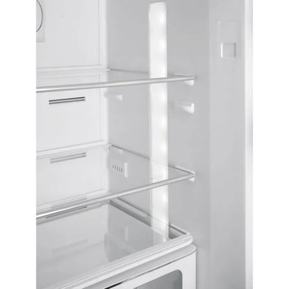 Smeg 331l Black Bottom Mount Free Standing Retro Combi Refrigerator - FAB32RBL6