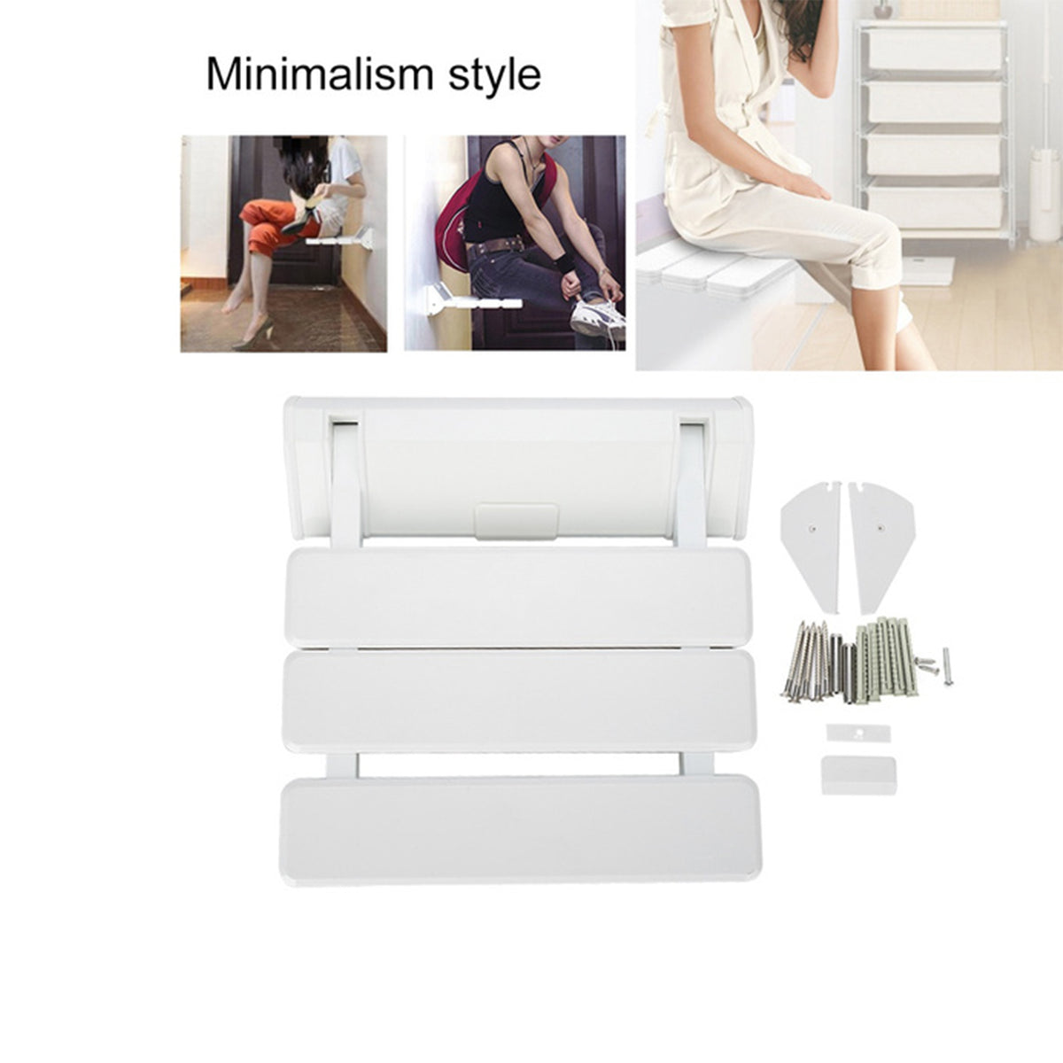 Gio Plumbing Shower Seat Fold UP