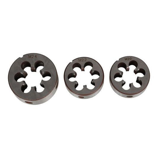 MAC AFRIC 3pcs Set of Threading Rod Dies for Electric Pipe Threader