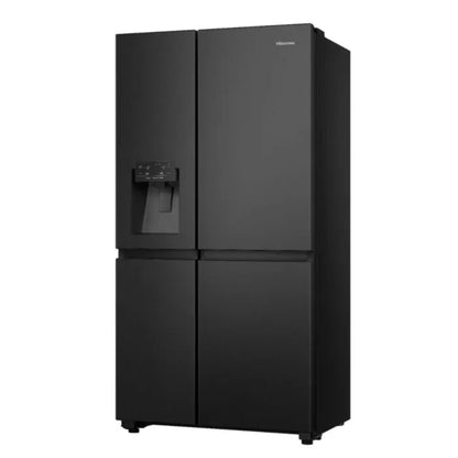 Hisense Side by Side Black 601lt Refrigerator - H780SB-IDL