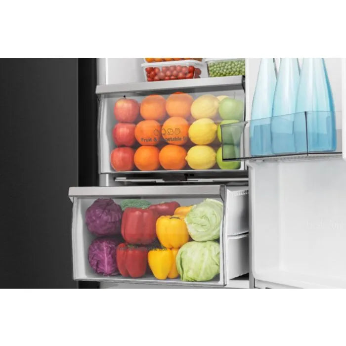 Hisense Side by Side Black 601lt Refrigerator - H780SB-IDL