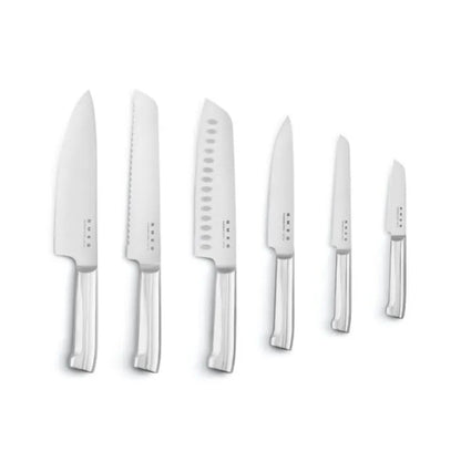 Smeg Black Retro Knives Block Set - KBSF02BL