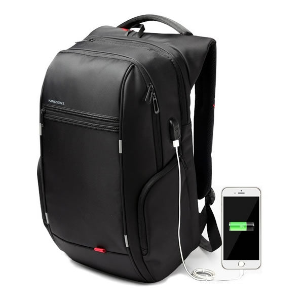 Kingsons KS3140W Smart Series 17.3" Laptop Backpack - Black