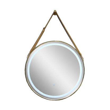 Led Mirror Loft Round 600mm Brushed Gold (NEW)