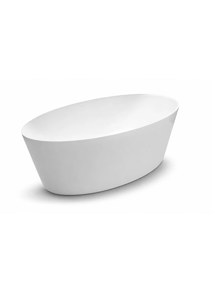 Divina Genova Gloss White Freestanding Bath 1500 x 760 x 500mm
