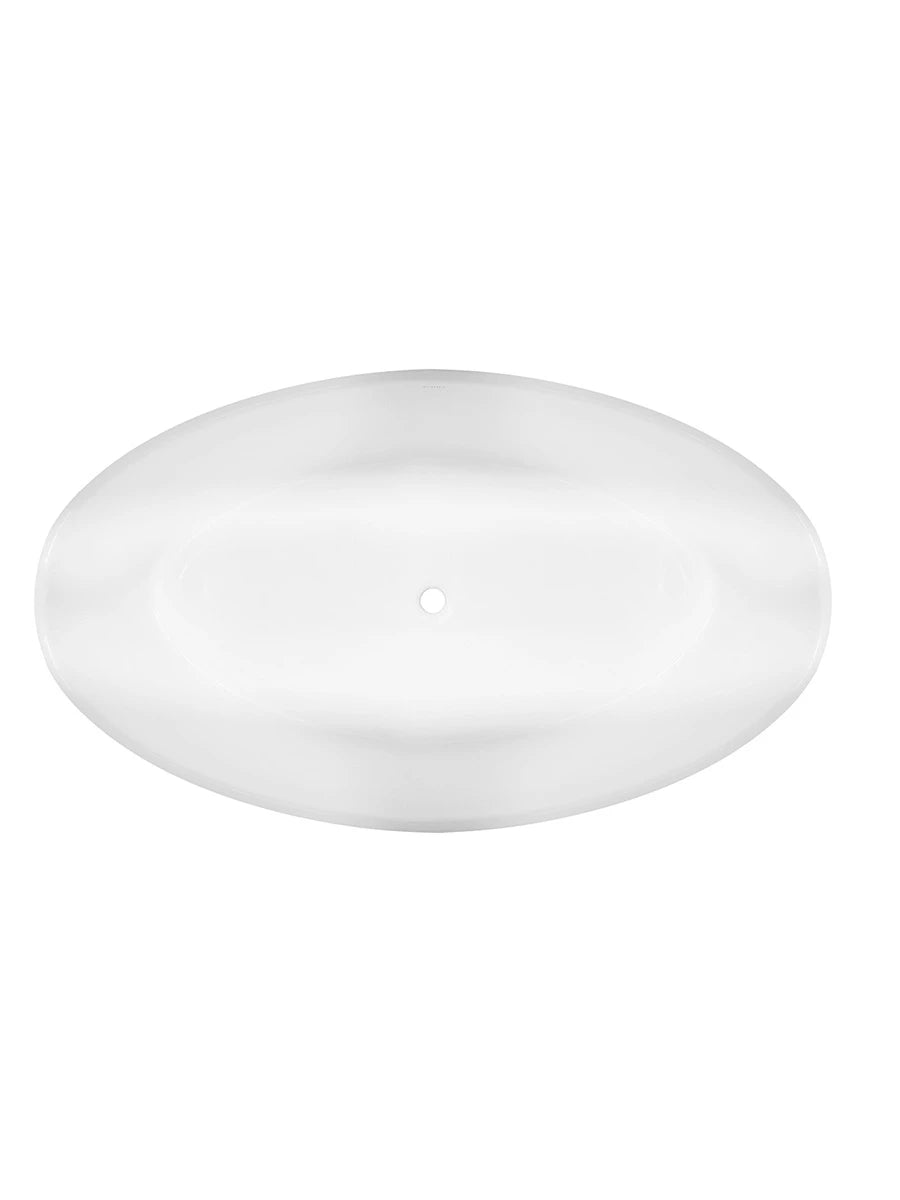 Divina Genova Gloss White Freestanding Bath 1500 x 760 x 500mm