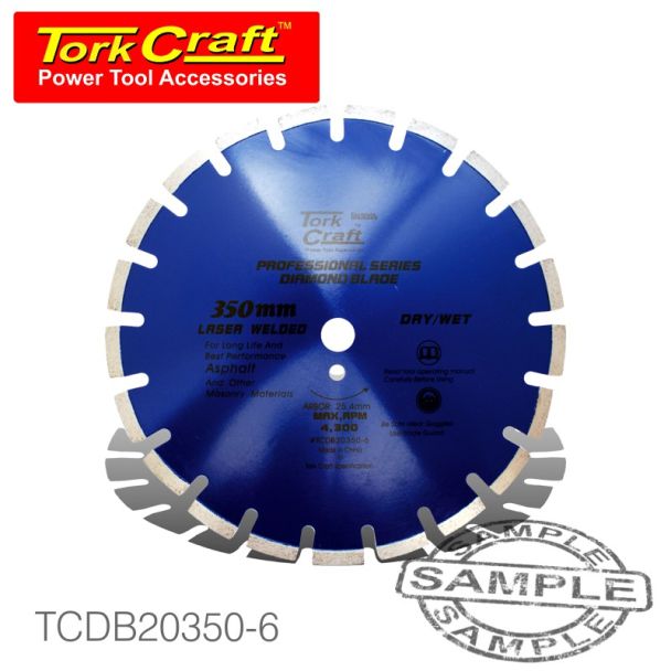TORK CRAFT Asphalt Blade (350x25x4mm)