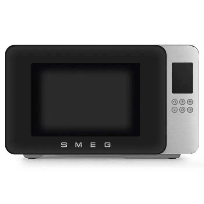 Smeg 29l Microwave With Grill Black - MOC01BLMEU